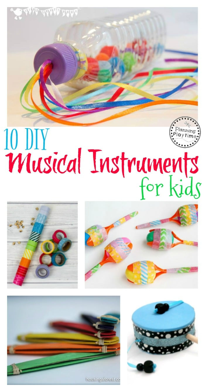 Diy Music
 10 DIY Musical Instruments for Kids Planning Playtime