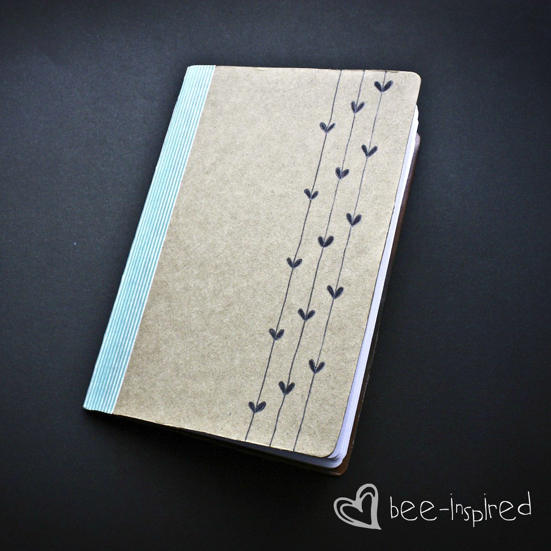 Diy Notebook
 Bee inspired DIY notebook sketchbook whatever I want to