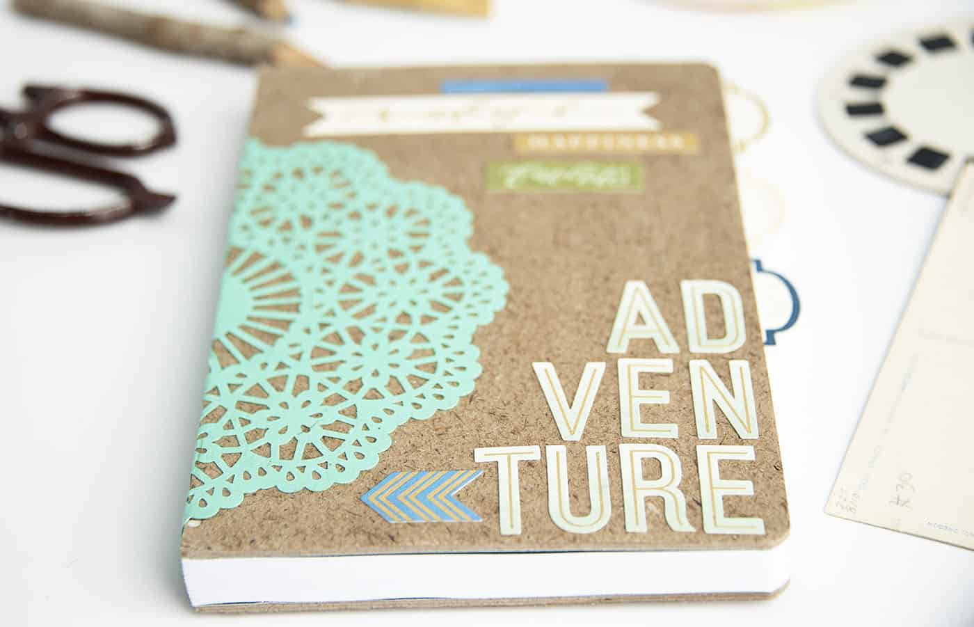 Diy Notebook
 Adventure themed DIY Notebook Gift Mod Podge Rocks