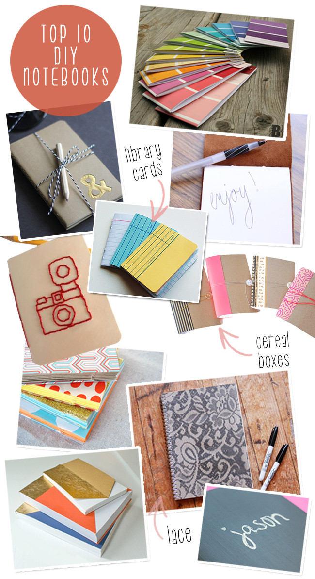 Diy Notebook
 [Inspiration Board] Top 10 DIY Notebooks