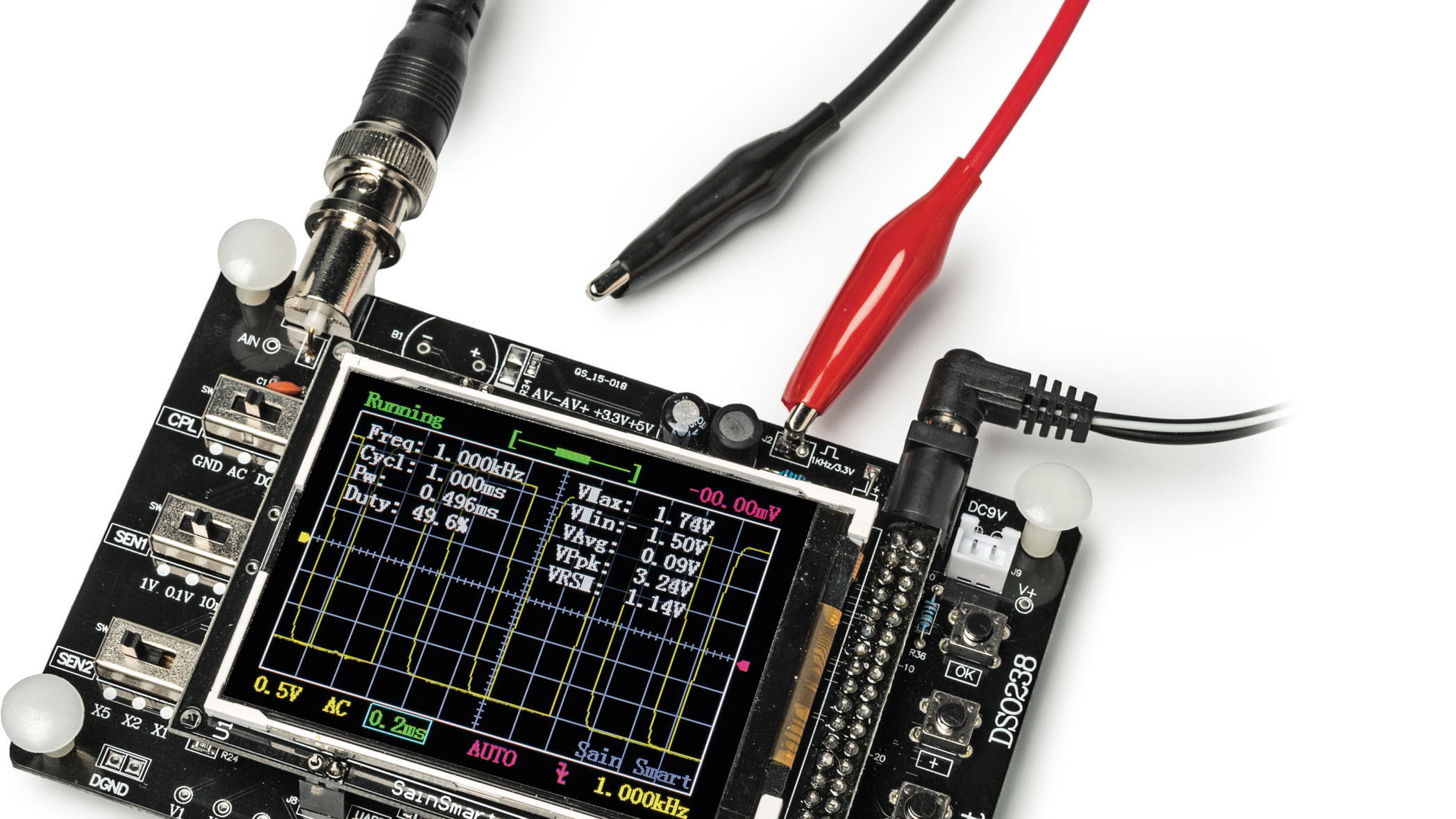 Diy Oszilloskop
 Bausatz Digital Oszilloskop DSO238 DIY Kit