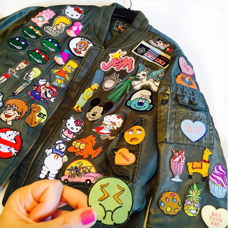 Diy Patches
 Beckerman Blog Cailli 80 s 90 s Patches DIY