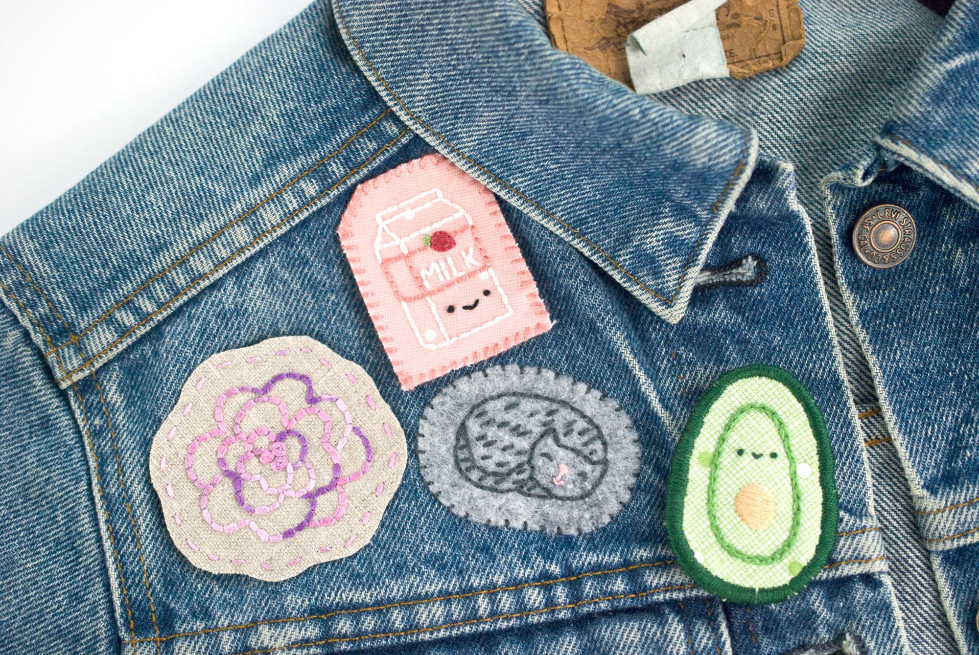 Diy Patches
 4 Ways to Make Your Own Hand Embroidered Felt Patches