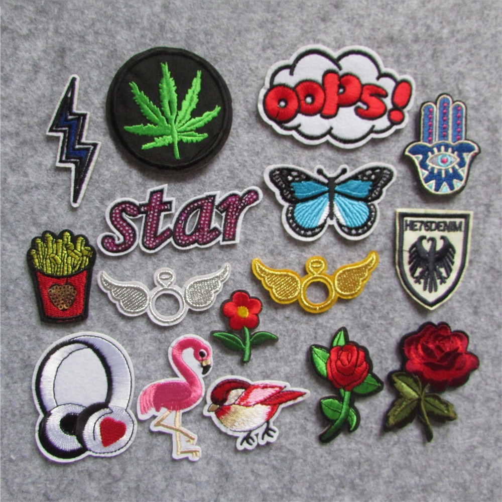 Diy Patches
 DIY bird flower Patch Kids Iron Cartoon Patches For