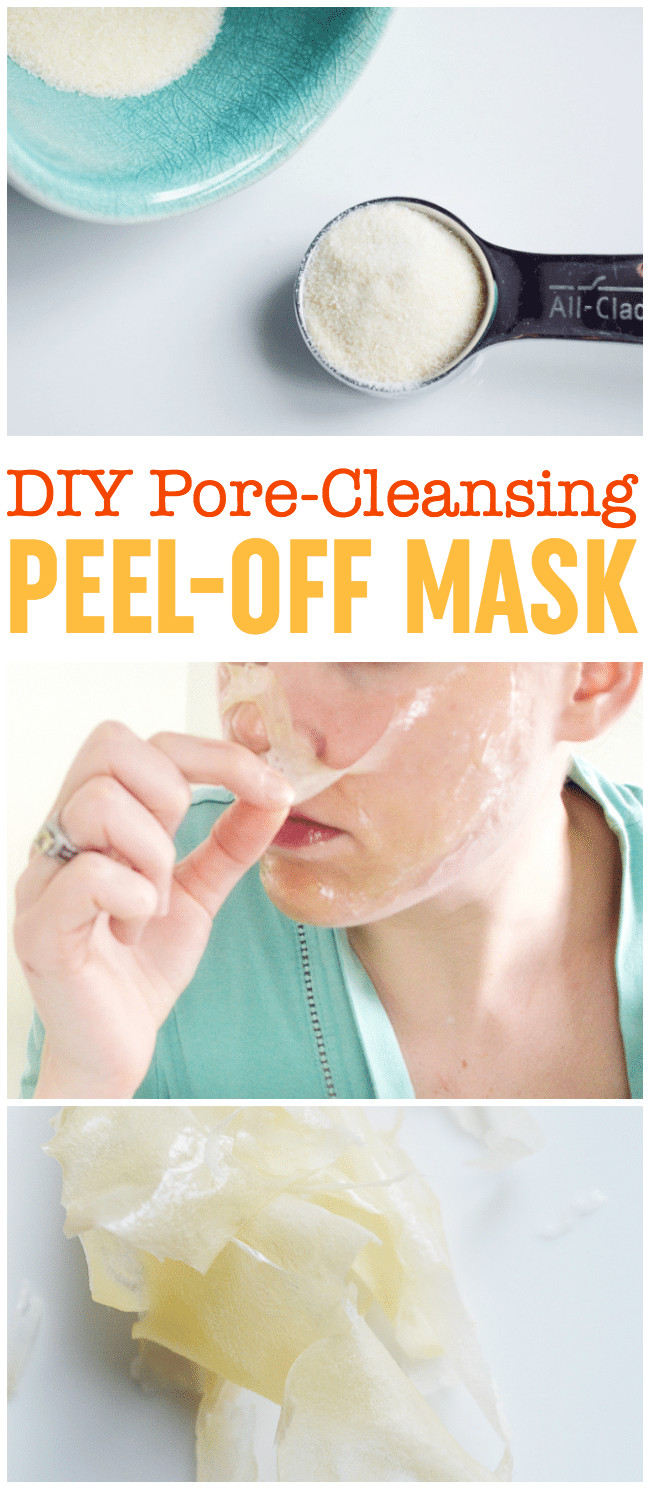 Diy Peeling
 DIY Peel f Mask Pore Cleansing Blackhead Busting Face