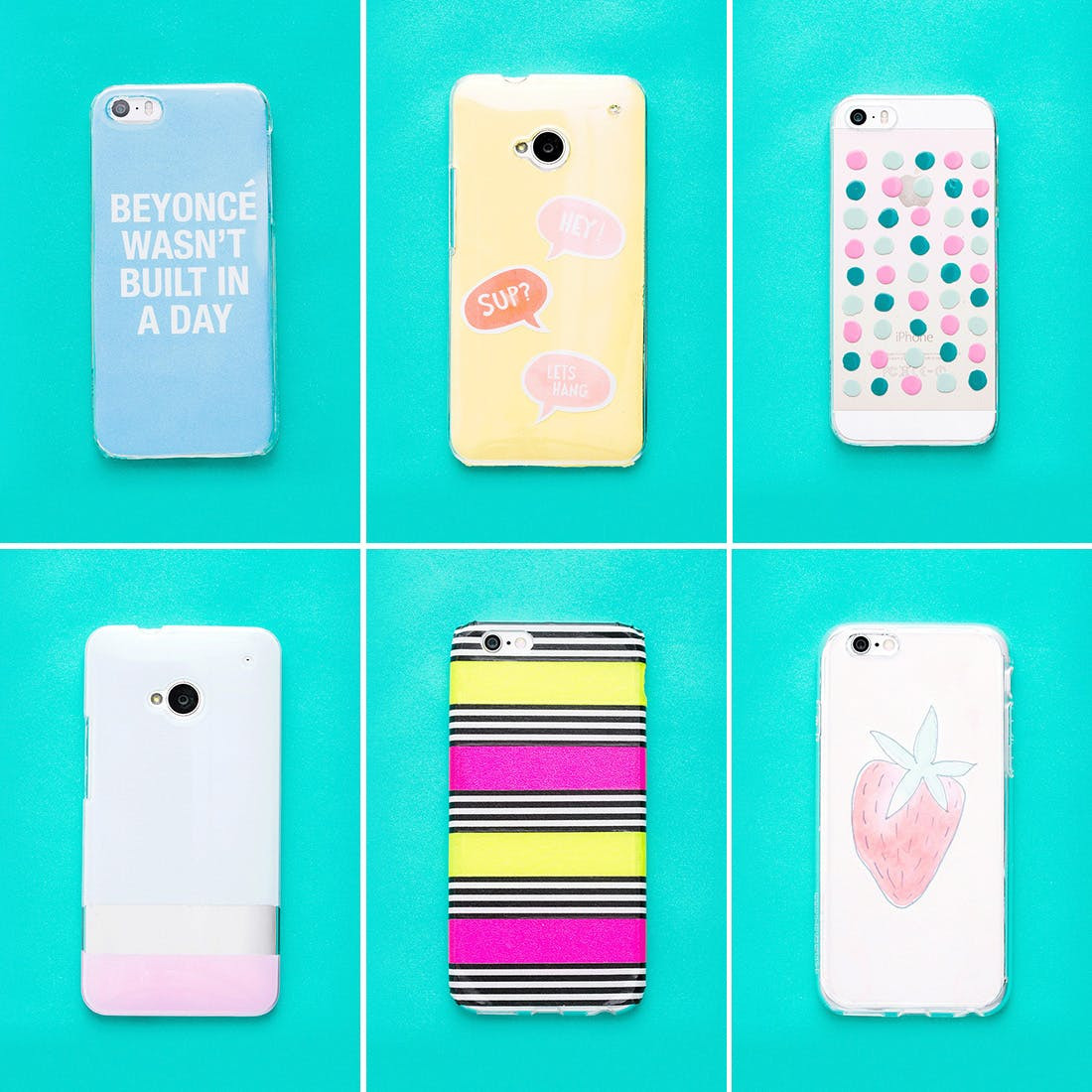 Diy Phone Case
 DIY These 6 Phone Cases in Under 10 Minutes