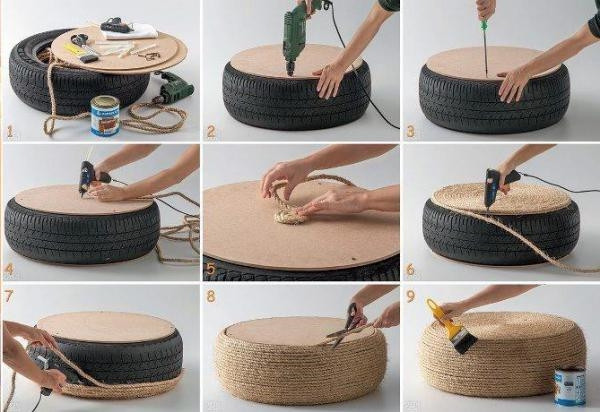 Diy Projekte
 DIY Projekte Basteln Sie interessante Möbel aus Autoreifen