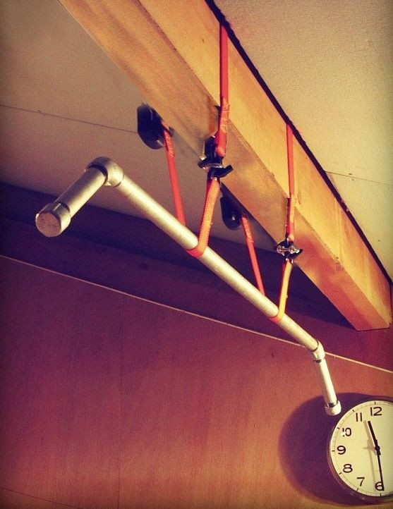 Diy Pull Up Bar
 17 Best images about Ceiling Mounted Joist & Beam Pull up