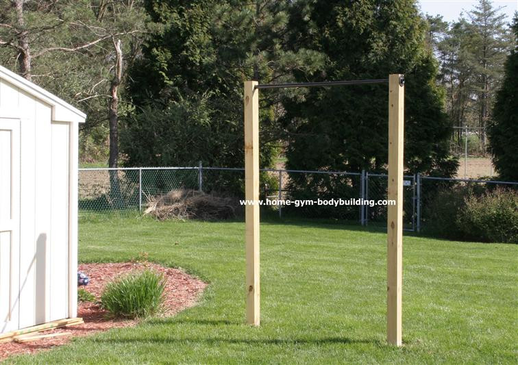 Diy Pull Up Bar
 Homemade Outdoor Pullup Bar