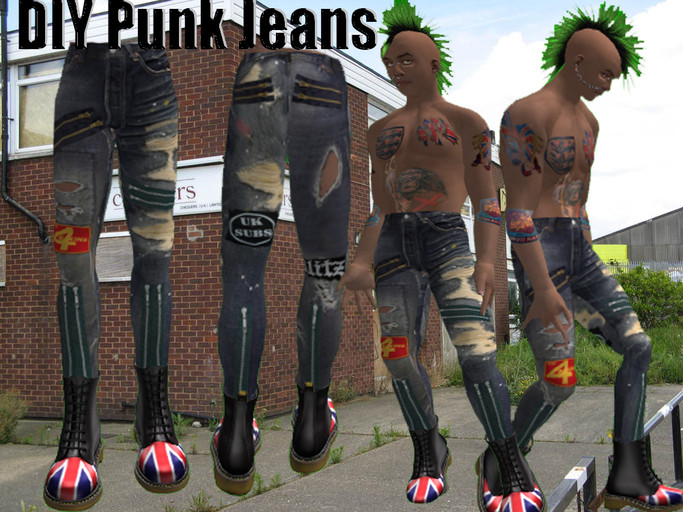 Diy Punk
 Second Life Marketplace DIY Punk trousers