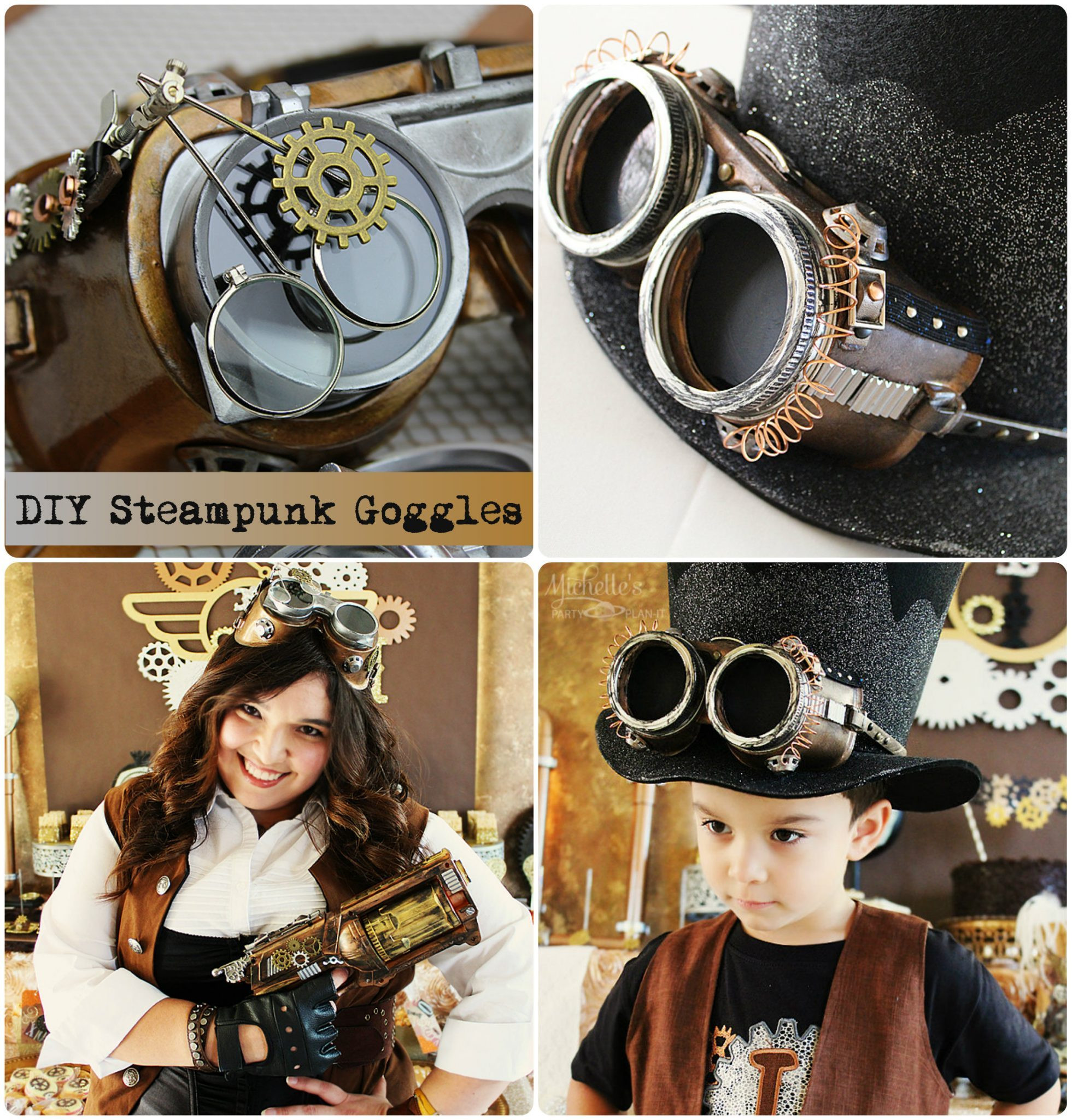 Diy Punk
 DIY Steampunk Goggles Michelle s Party Plan It