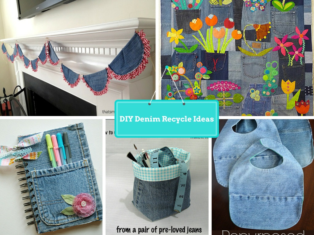 Diy Recycle
 7 DIY New Ways To Recycled Clothing Denim Part 2