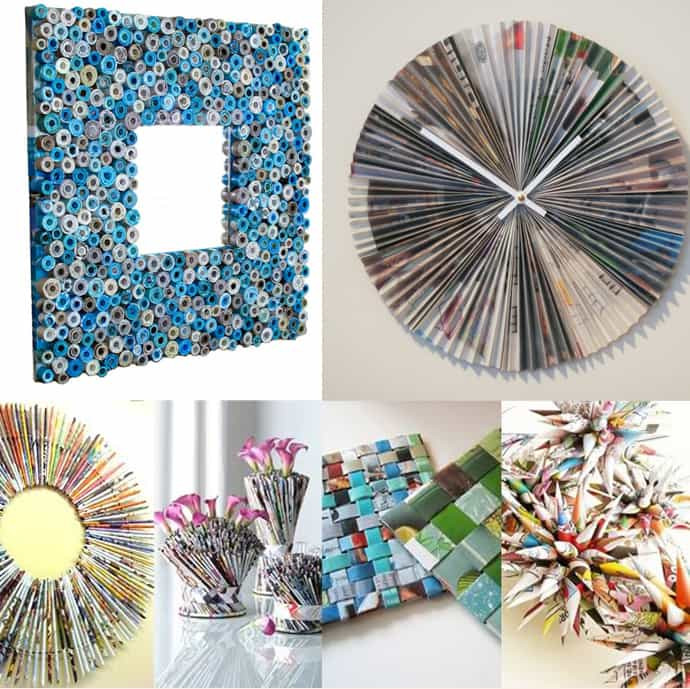 Diy Recycle
 DIY Ideas Best Recycled Magazines Projects