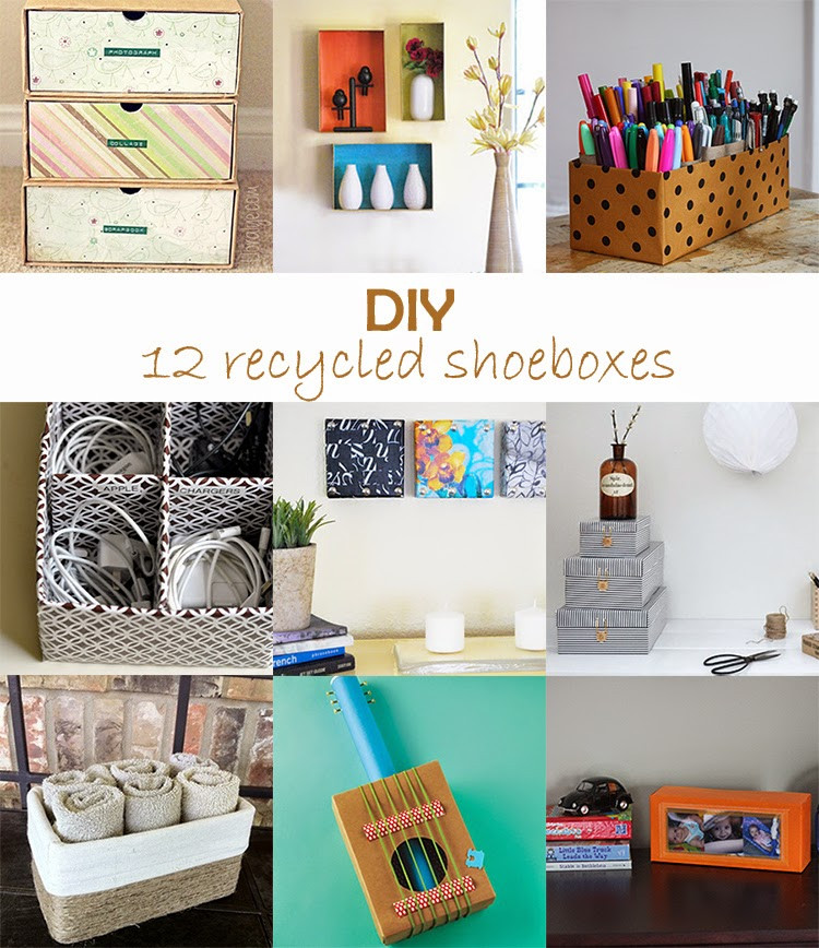 Diy Recycle
 DIY Monday Recycled shoeboxes Ohoh Blog