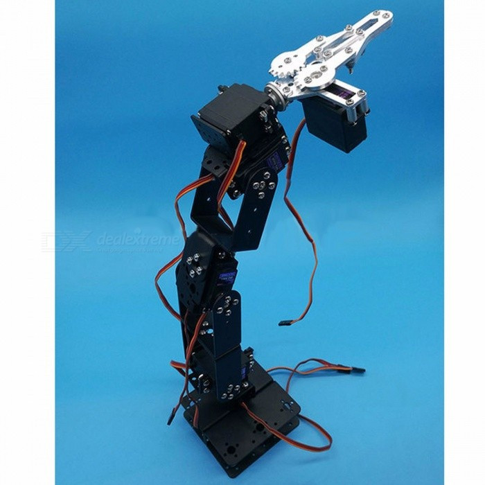 Diy Robot Arm
 DIY 6 DOF 3D Rotating Metal Mechanical Manipulator Robot