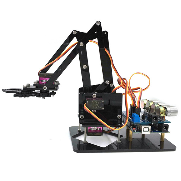 Diy Robot Arm
 DIY 4DOF Robot Arm 4 Axis Rotating Mechanical Robot Arm