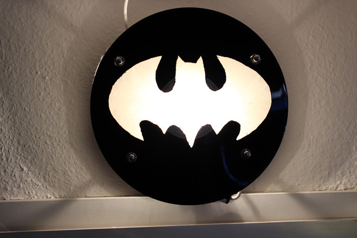 Diy Schallplatten
 Die Batman Vinyl Lampe