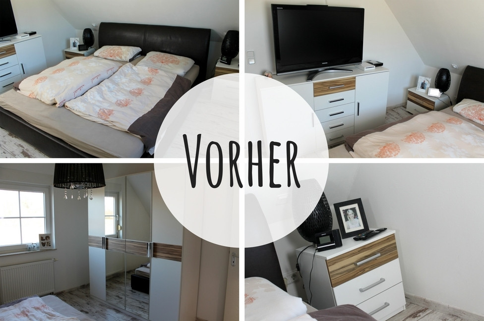 Diy Schlafzimmer
 DIY Schlafzimmer Make Over Vorher Nachher mit tollen