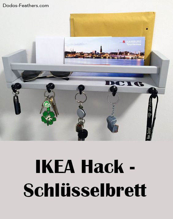 Diy Schlüsselbrett
 IKEA BEKVÄM als Schlüsselbrett DIY