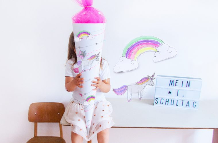 Diy Schultüte
 DIY EINHORN SCHULTÜTE BASTELN