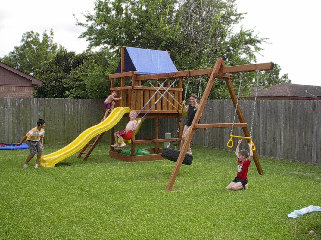 Diy Set
 15 DIY Swing Set Build A Backyard Play Area For Your Kids