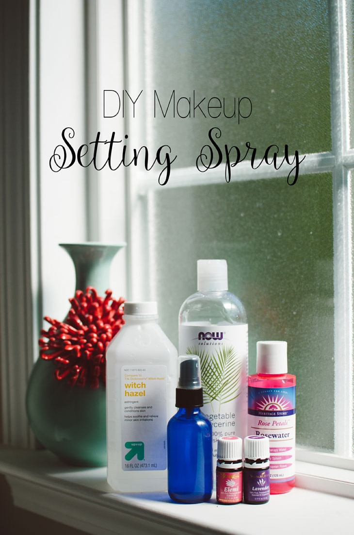 Diy Setting Spray
 DIY Makeup Setting Spray still being [Molly]