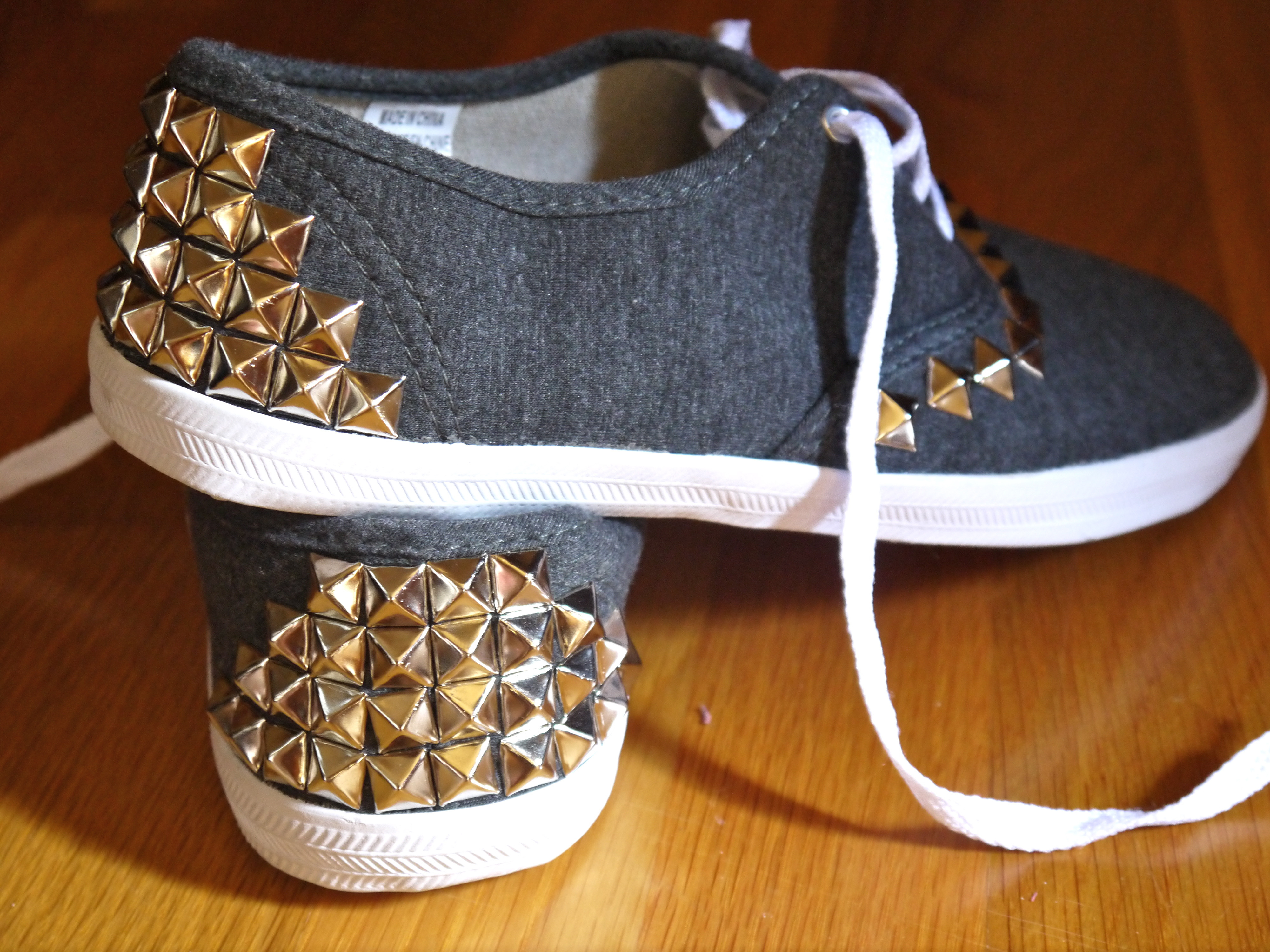 Diy Shoes
 DIY Studded Canvas Sneakers