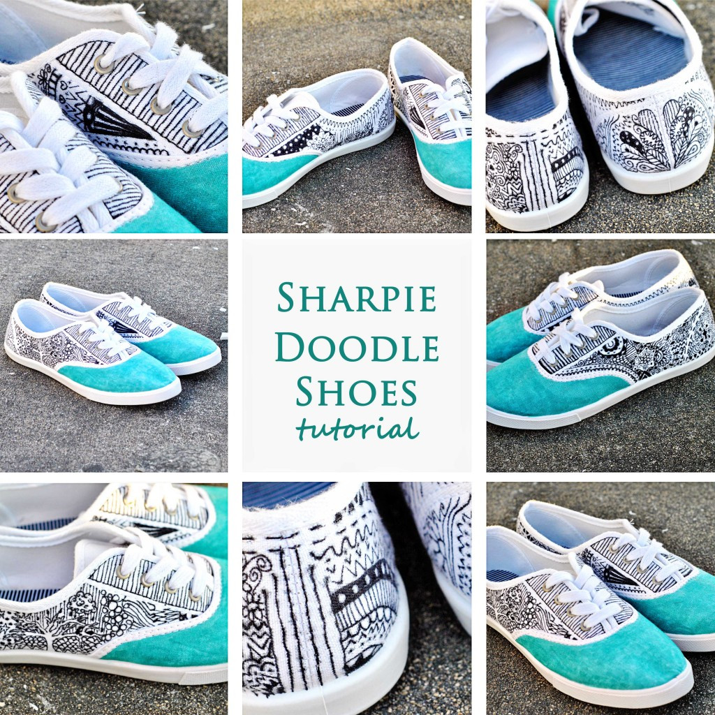 Diy Shoes
 Tutorial DIY Sharpie Doodle Shoes Dandelion Drift