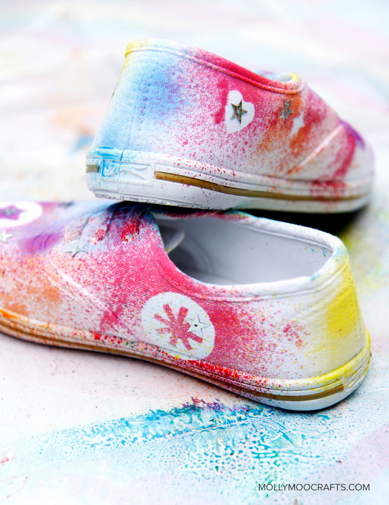 Diy Shoes
 MollyMooCrafts DIY Shoe Decorating For Kids