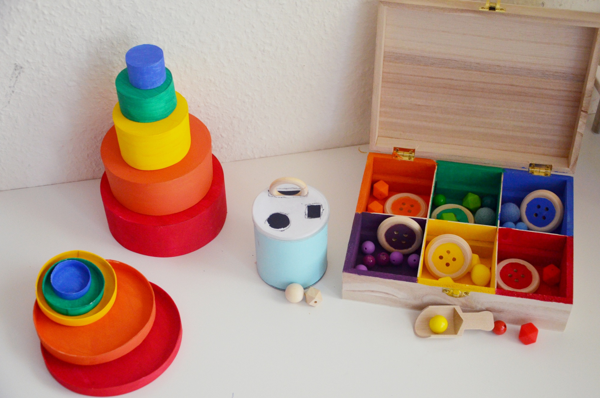 Diy Spielzeug
 MONTESSORI PÄDAGOGIK LEICHT GEMACHT DIY SORTIERBOX