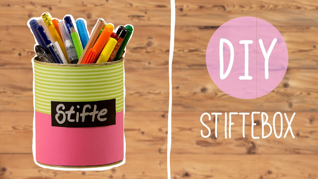 Diy Stiftehalter
 Stiftehalter selber machen – DIY Stiftebox