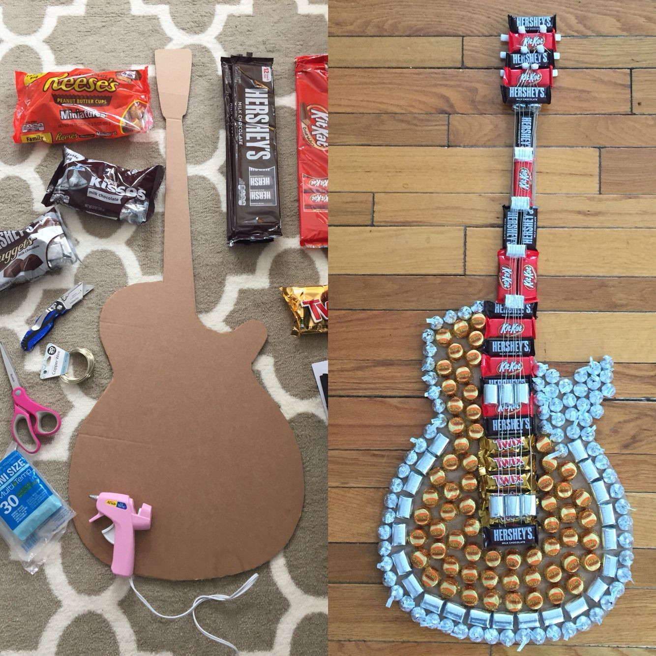 Diy Süßigkeiten
 DIY Süßigkeiten Gitarre Geschenkidee