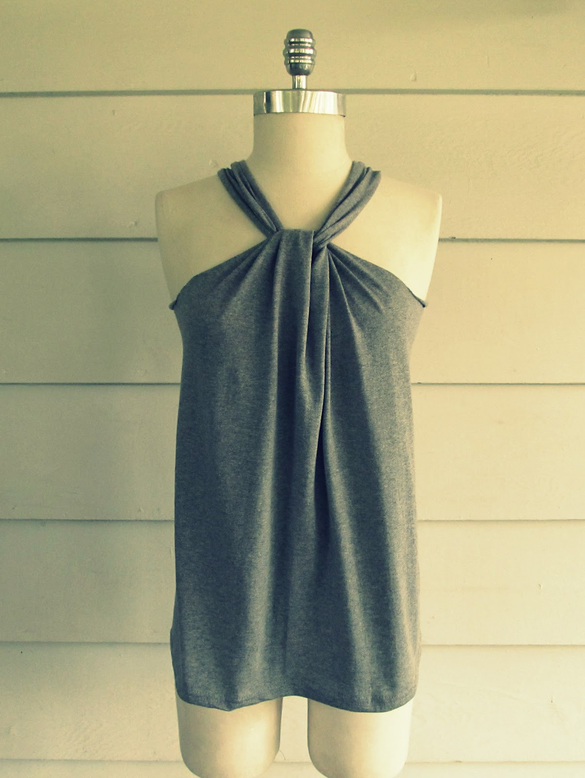 Diy T Shirt
 WobiSobi No Sew Tee Shirt Halter 3 DIY