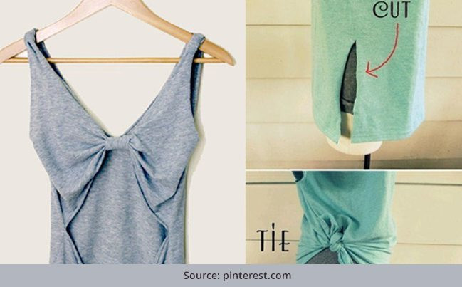 Diy T Shirt Cutting Ideas
 27 DIY T Shirt Cutting Ideas To Try Your Old Outfits