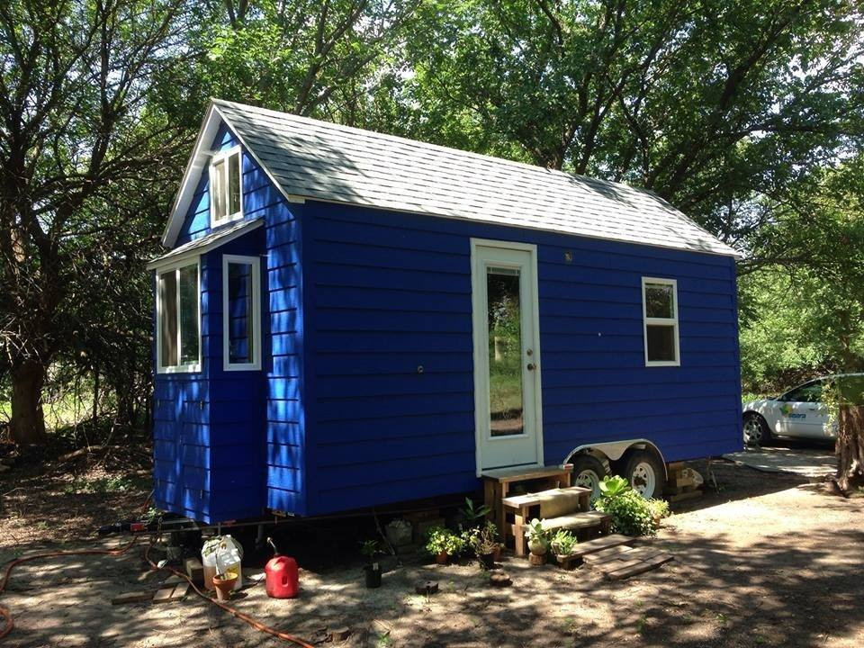 Diy Tiny House
 Another DIY Tiny Home on Wheels The Tiny Blue House