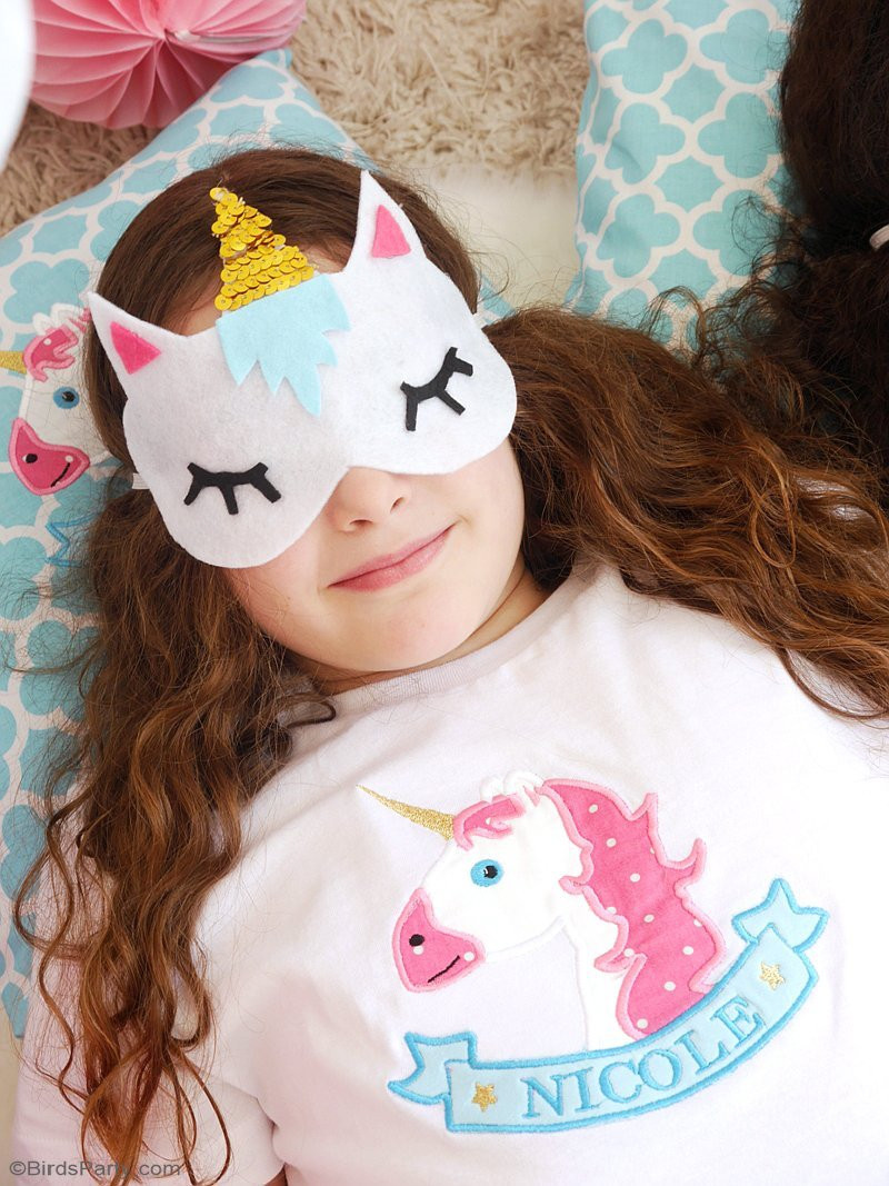 Diy Unicorn
 No Sew DIY Unicorn Sleeping Masks with Free Template