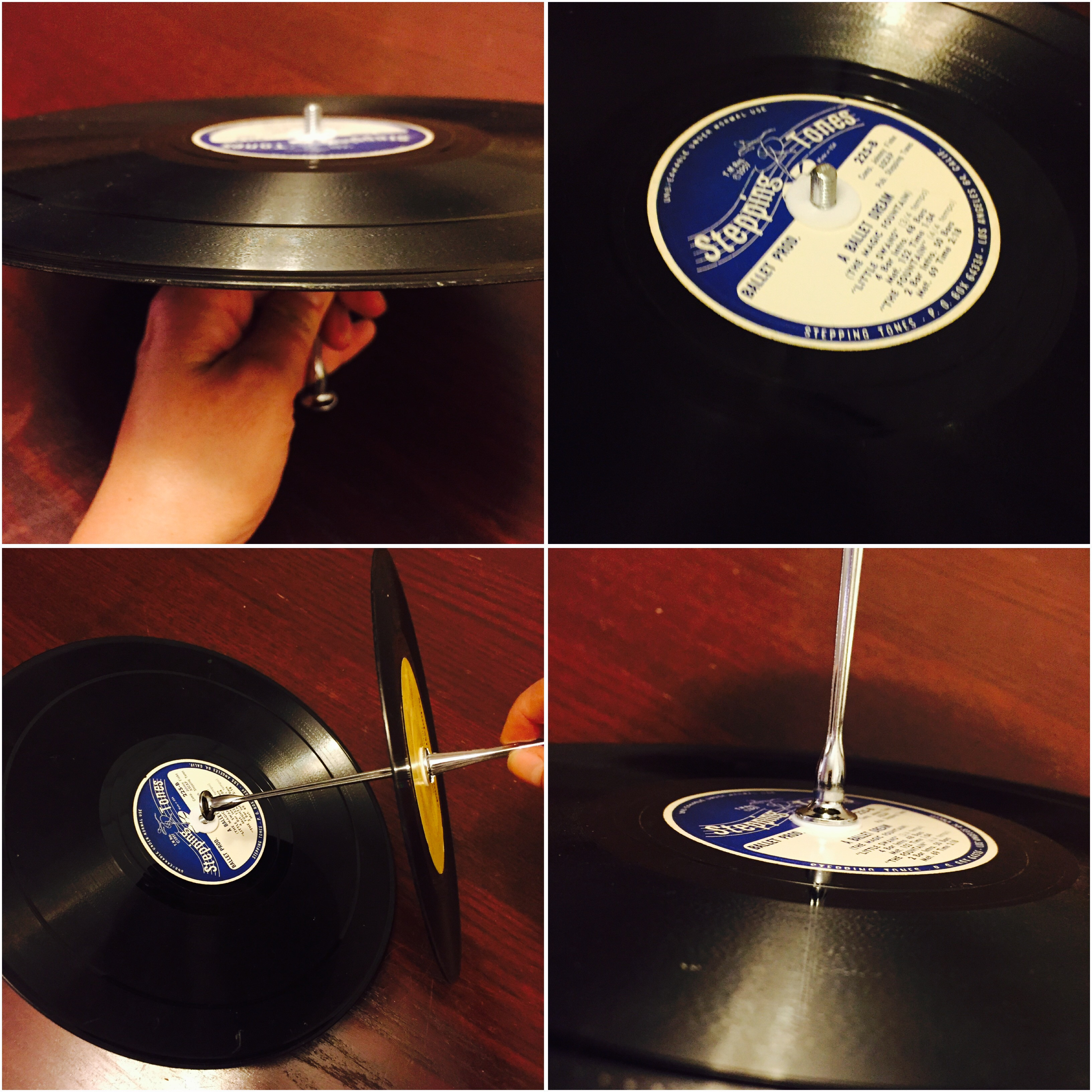 Diy Vinyl
 Vinyl Record Tier Cupcake Stand – the how to duo