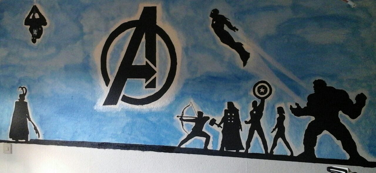Diy Wandbilder
 [DIY] Wandbilder einfach selber malen – Die Avengers