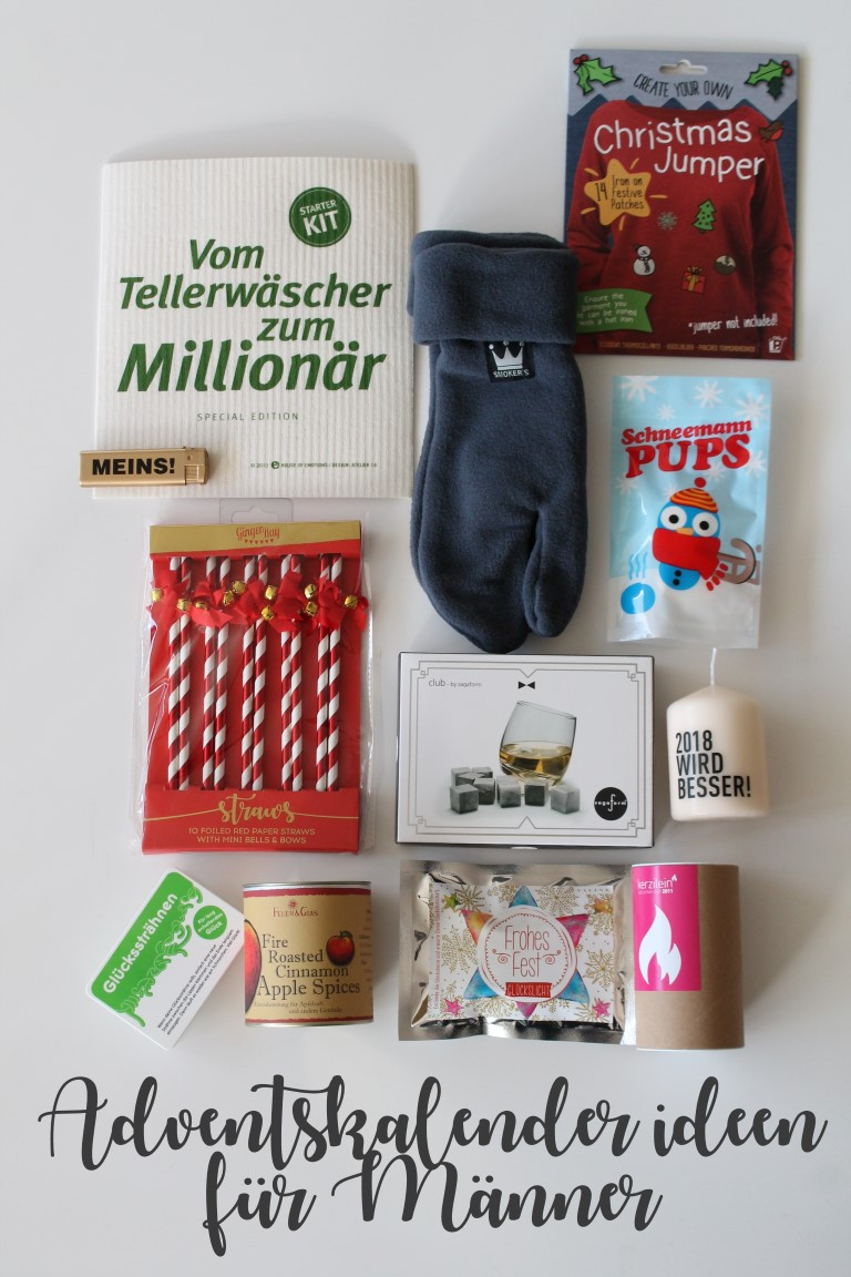 Diy Weihnachtsgeschenke Für Männer
 Kleines Freudenhaus DIY Adventskalender Tüte und