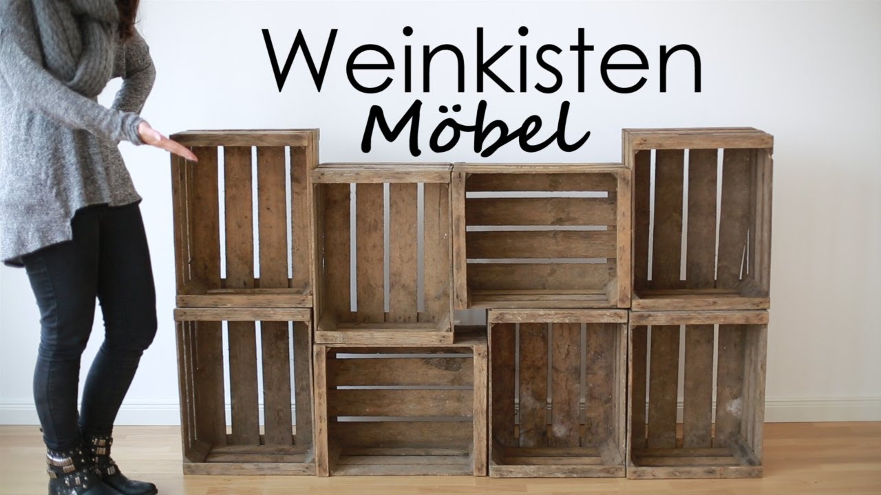 Diy Weinkisten
 Sideboard DIY alte Wein und Obstkisten