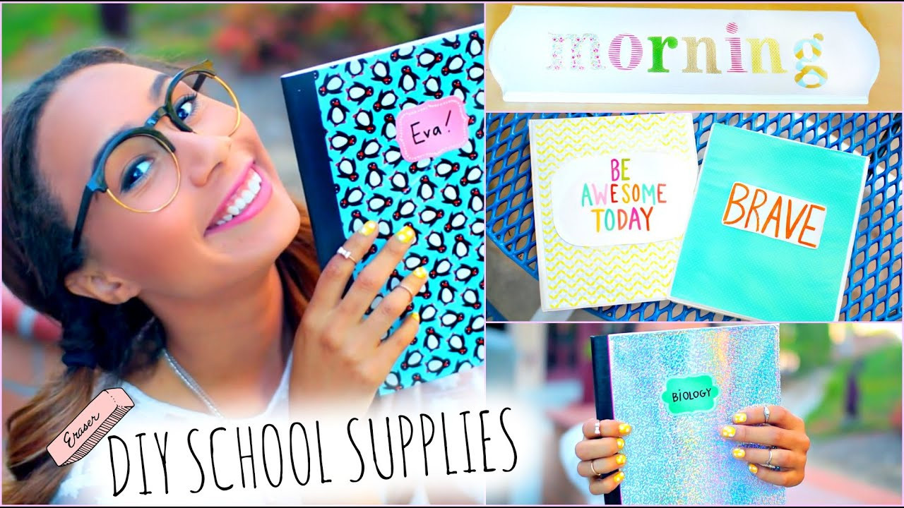 Diy Youtube
 DIY School Supplies Back To School Room Decorations