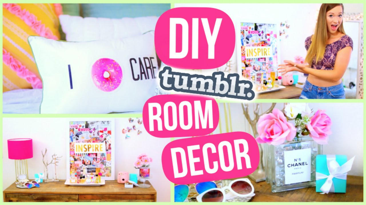 Diy Youtube
 DIY Room Decor Tumblr Inspired Room Decorations