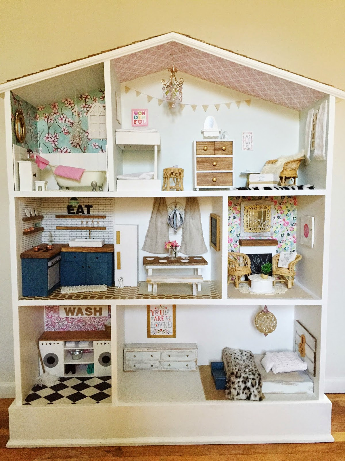 Dollhouse Diy
 Caught in Grace Barbie Dollhouse DIY