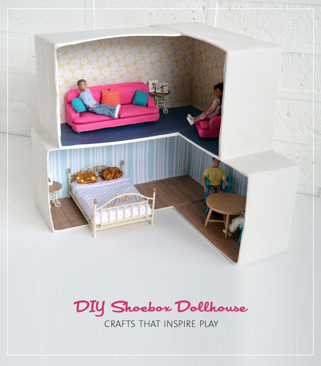 Dollhouse Diy
 MollyMooCrafts Cardboard Crafting DIY Dollhouse