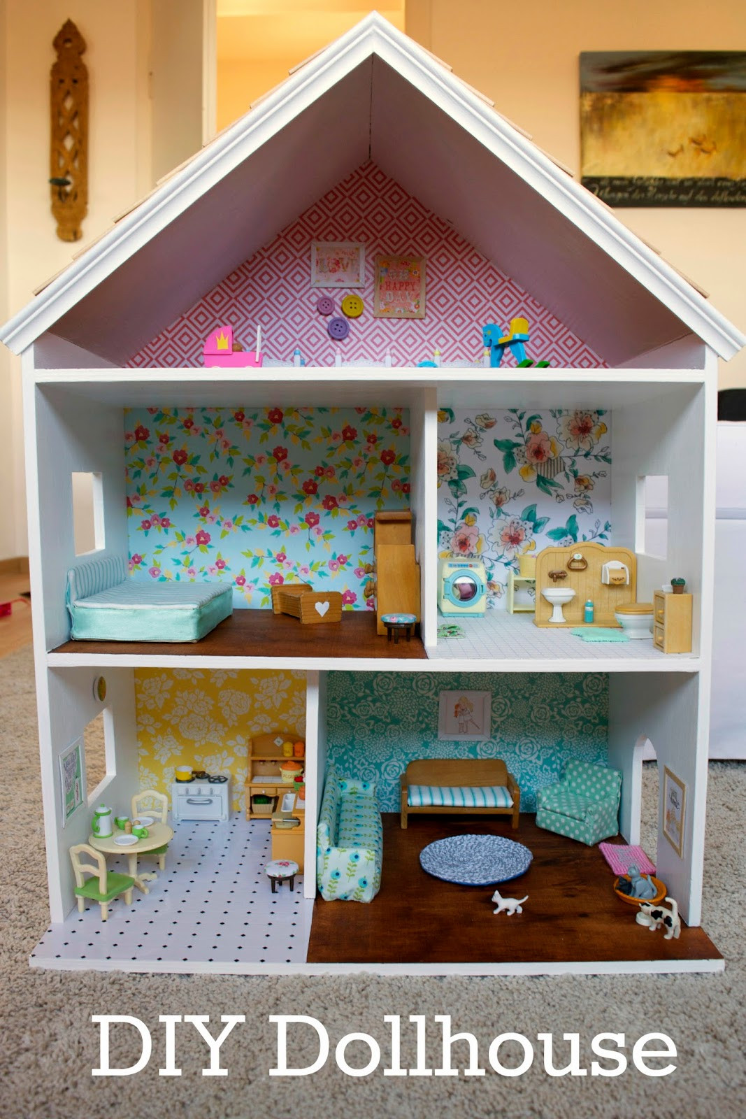 Dollhouse Diy
 house of wimm DIY Sylvanian Dollhouse Part 3 The Reveal