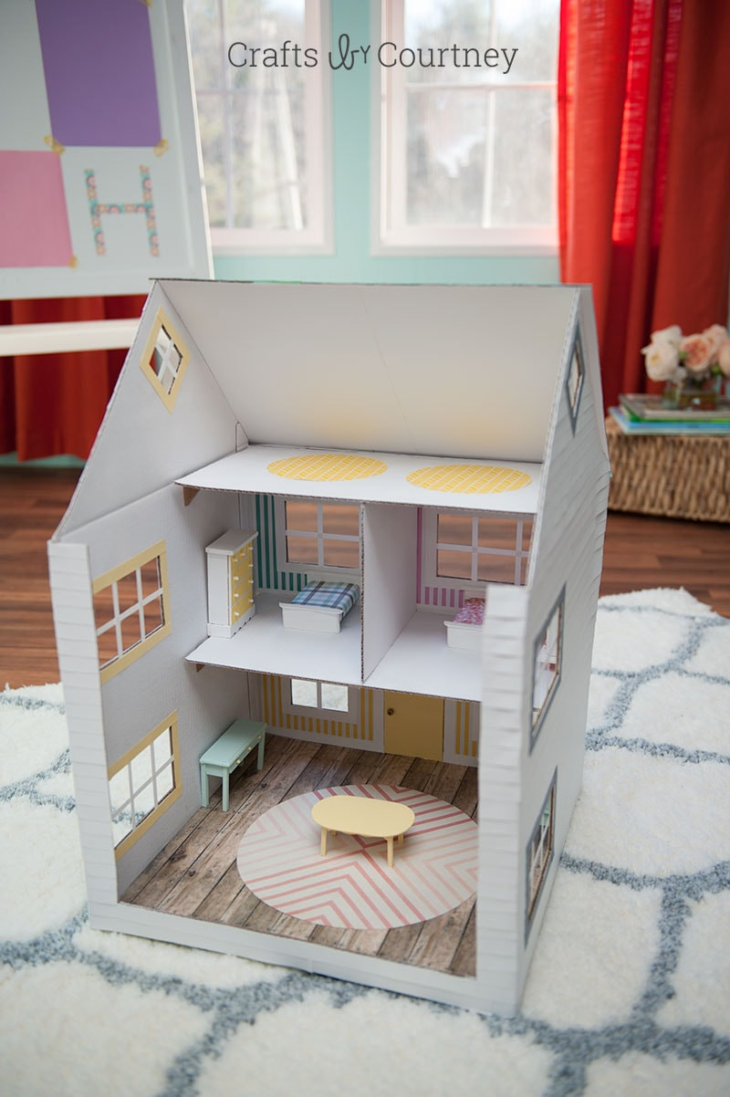 Dollhouse Diy
 Cardboard Box Craft DIY Dollhouse