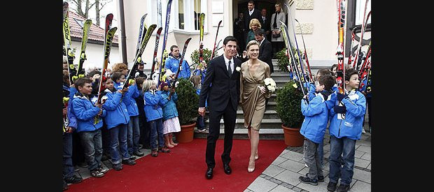 Doppelnamen Hochzeit
 Maria Riesch Hochzeit in Gold