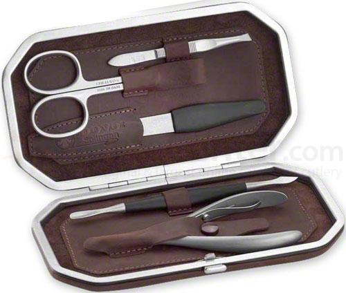 Dovo Maniküre Set
 DOVO 5 Piece La s Manicure Kit in Brown Cowhide Leather