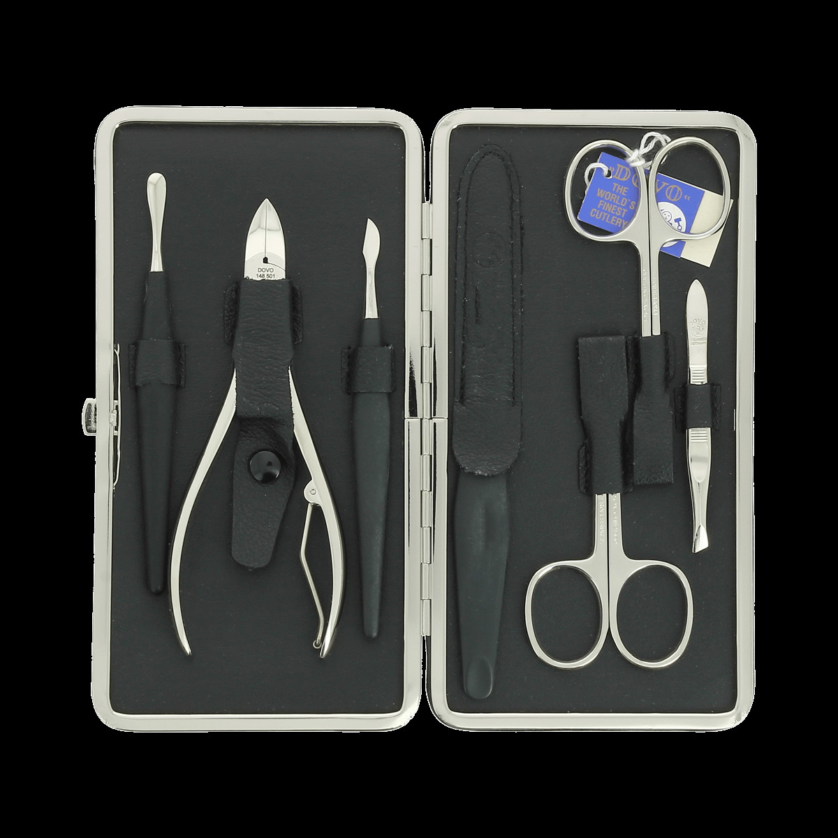 Dovo Maniküre Set
 Dovo 7 Piece Manicure Set in Black Leather Case 302 011