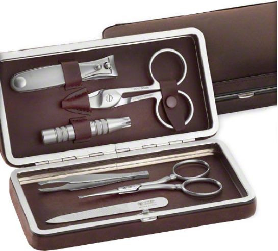 Dovo Maniküre Set
 DOVO 6009 056 Men s Manicure plete Set Brown Leather